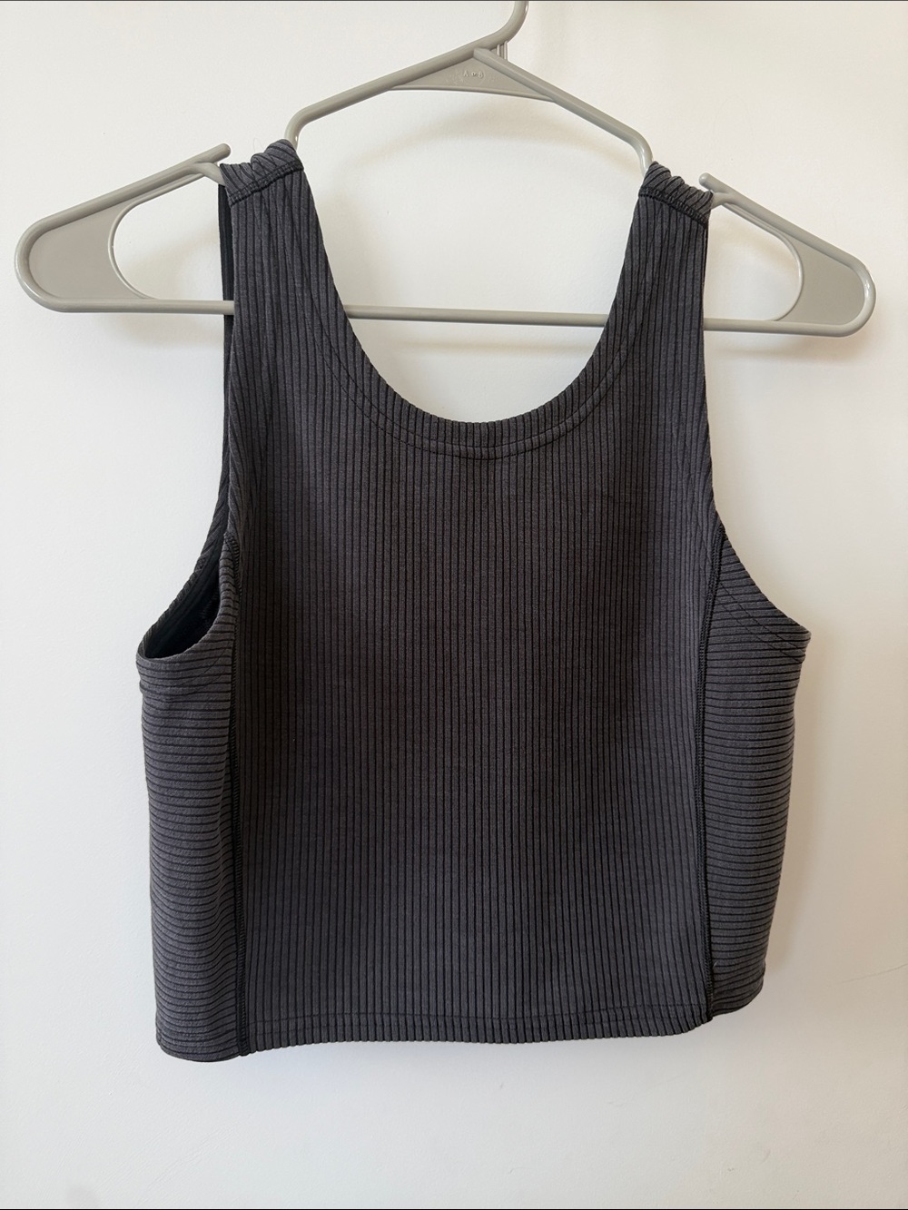 NWOT lululemon athletica Ribbed Scoop Tank Top - Charcoal